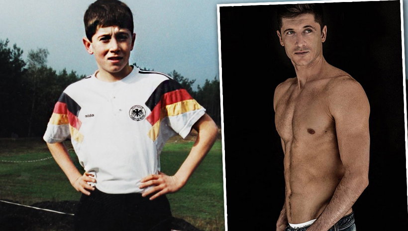 Robert Lewandowski jako dziecko