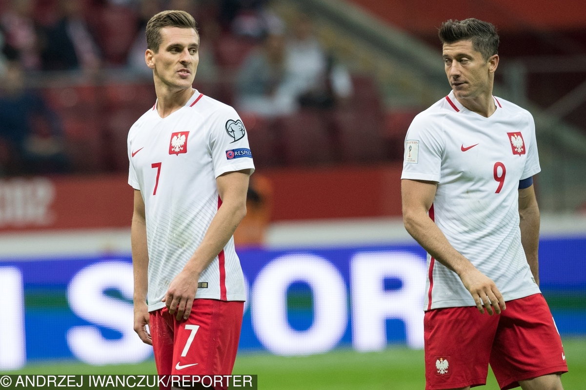 Robert Lewandowski i Arek Milik