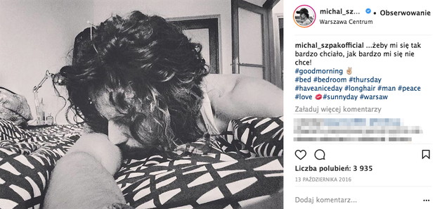 Jak mieszka Michał Szpak?