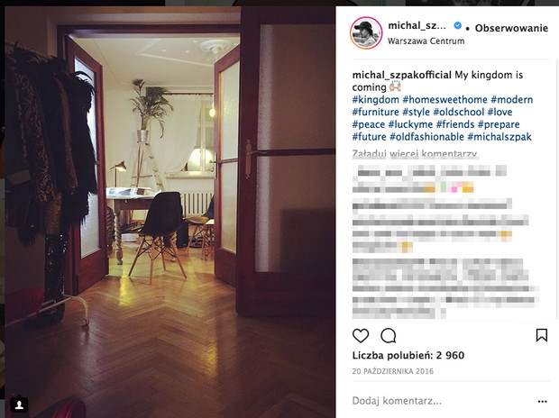 Mieszkanie Michała Szpaka