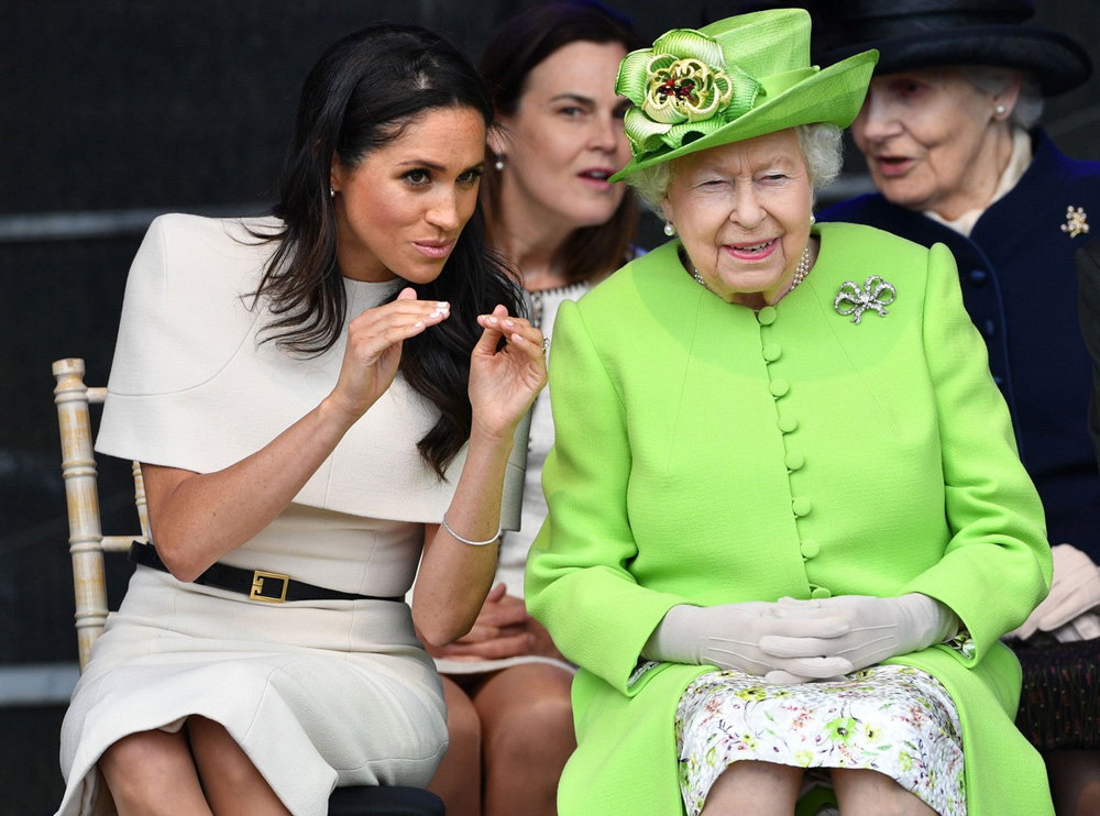Meghan Markle i królowa Elżbieta II