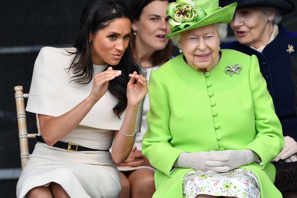 Meghan Markle i królowa Elżbieta II