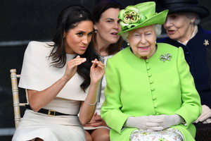 Meghan Markle i królowa Elżbieta II