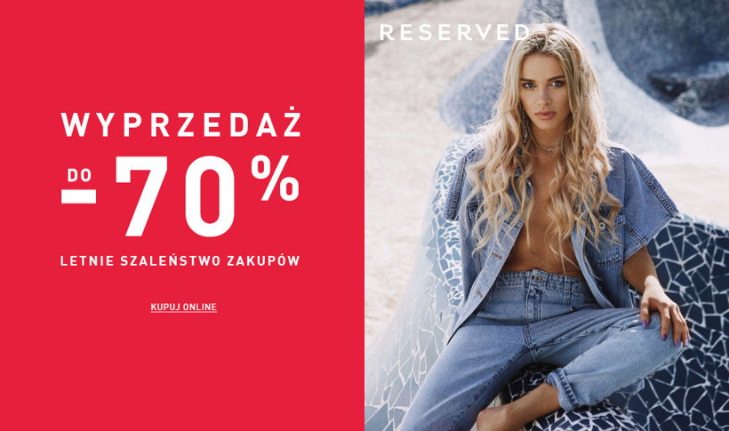 Wyprzedaż letnia 2018 w Reserved