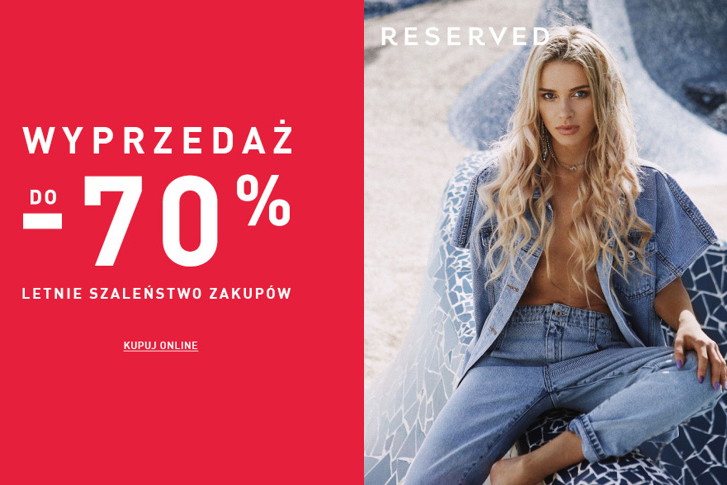 Wyprzedaż letnia 2018 w Reserved