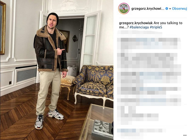 Grzegorz Krychowiak w swoim mieszkaniu w Paryżu