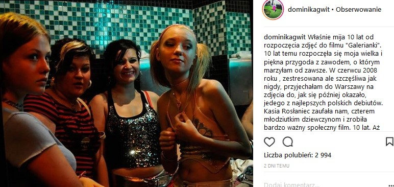 10 lat od premiery filmu Galerianki