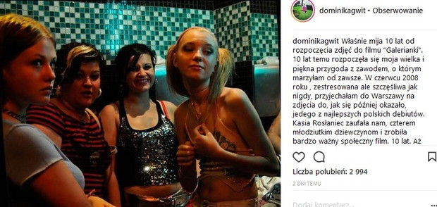 10 lat od premiery filmu Galerianki