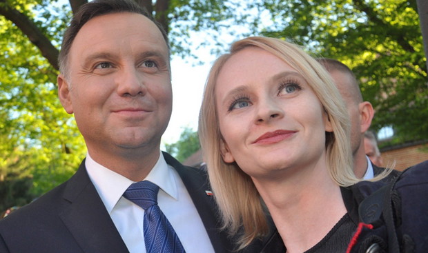 Andrzej Duda i Izabela Pek