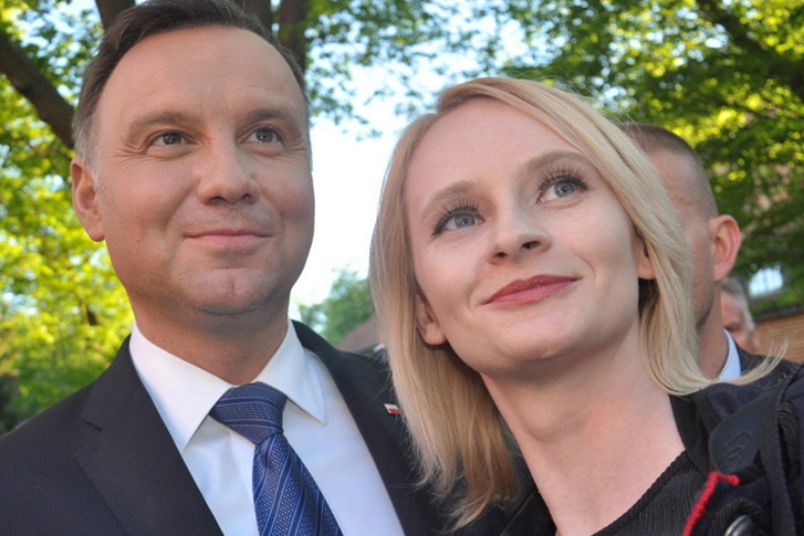 Andrzej Duda i Izabela Pek