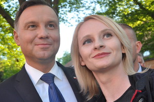 Andrzej Duda i Izabela Pek