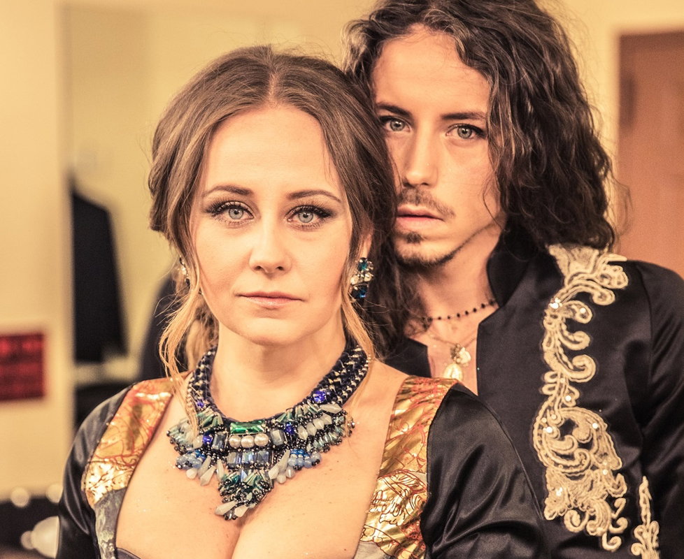 Michał Szpak z siostrą Marleną