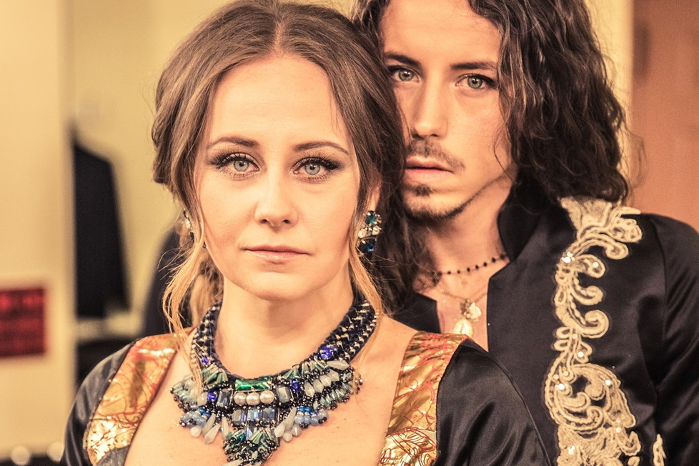 Michał Szpak z siostrą Marleną