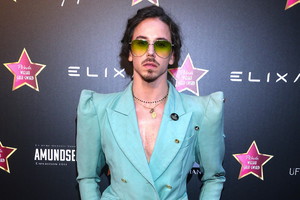 Michał Szpak na gali Plejady