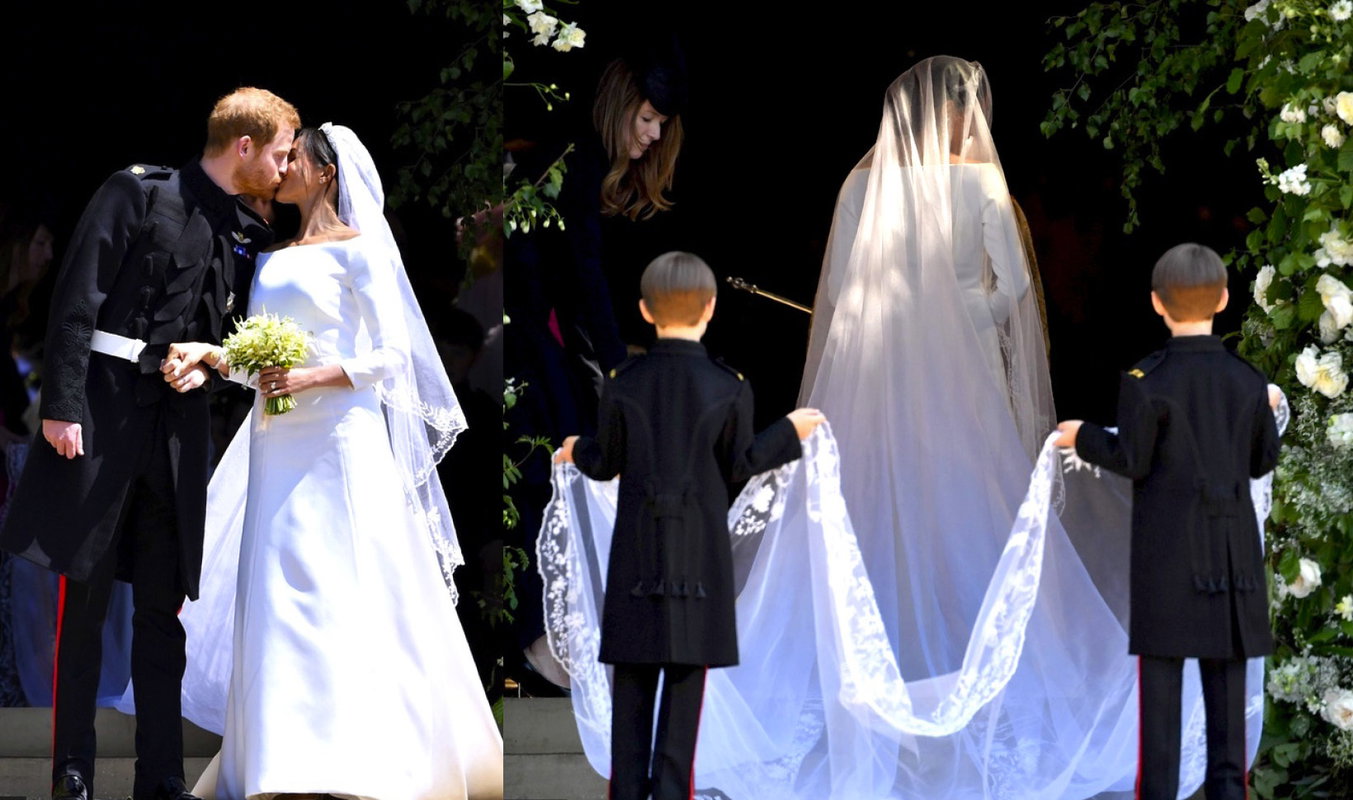 Meghan Markle i książę Harry na ślubie