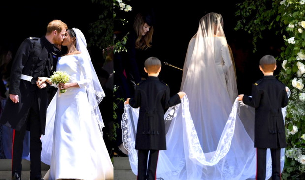Meghan Markle i książę Harry na ślubie