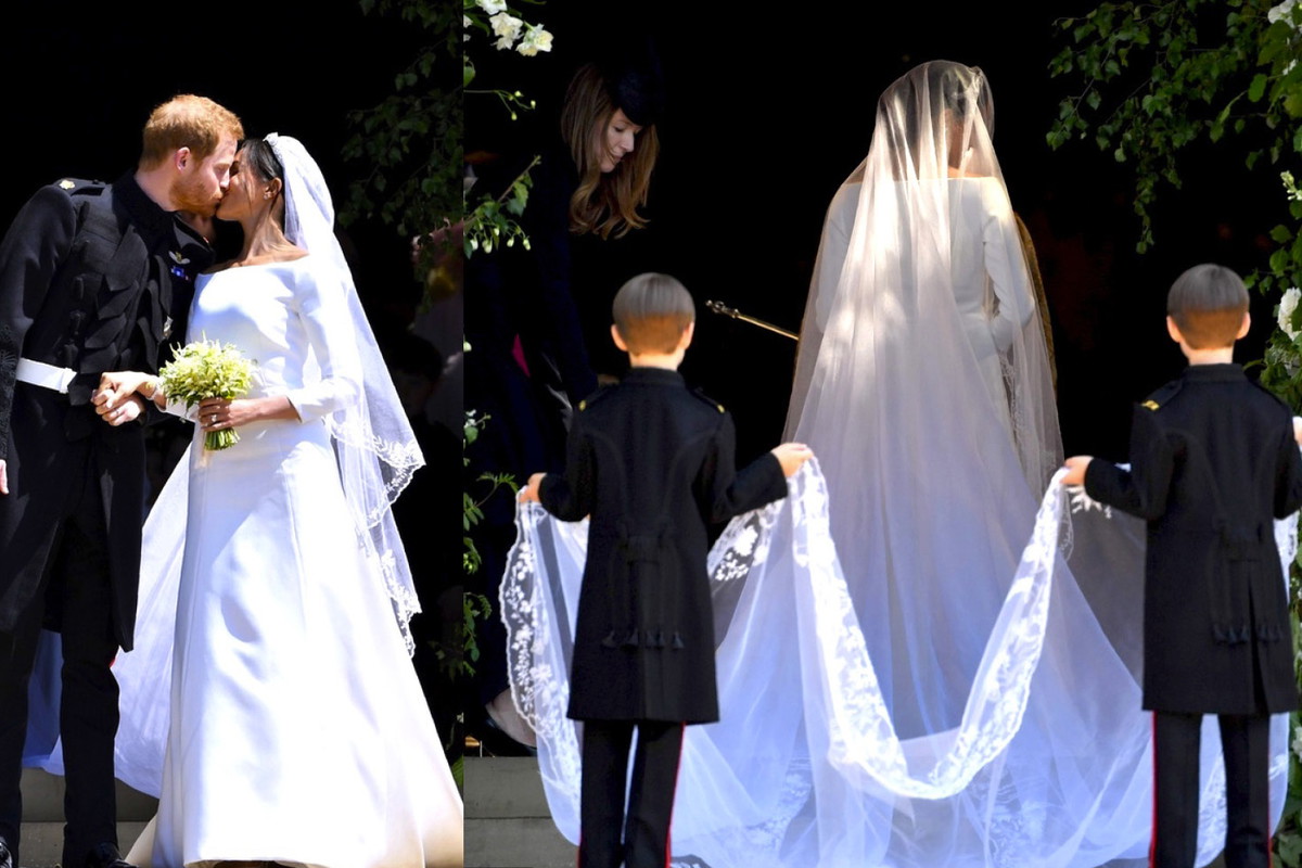 Meghan Markle i książę Harry na ślubie