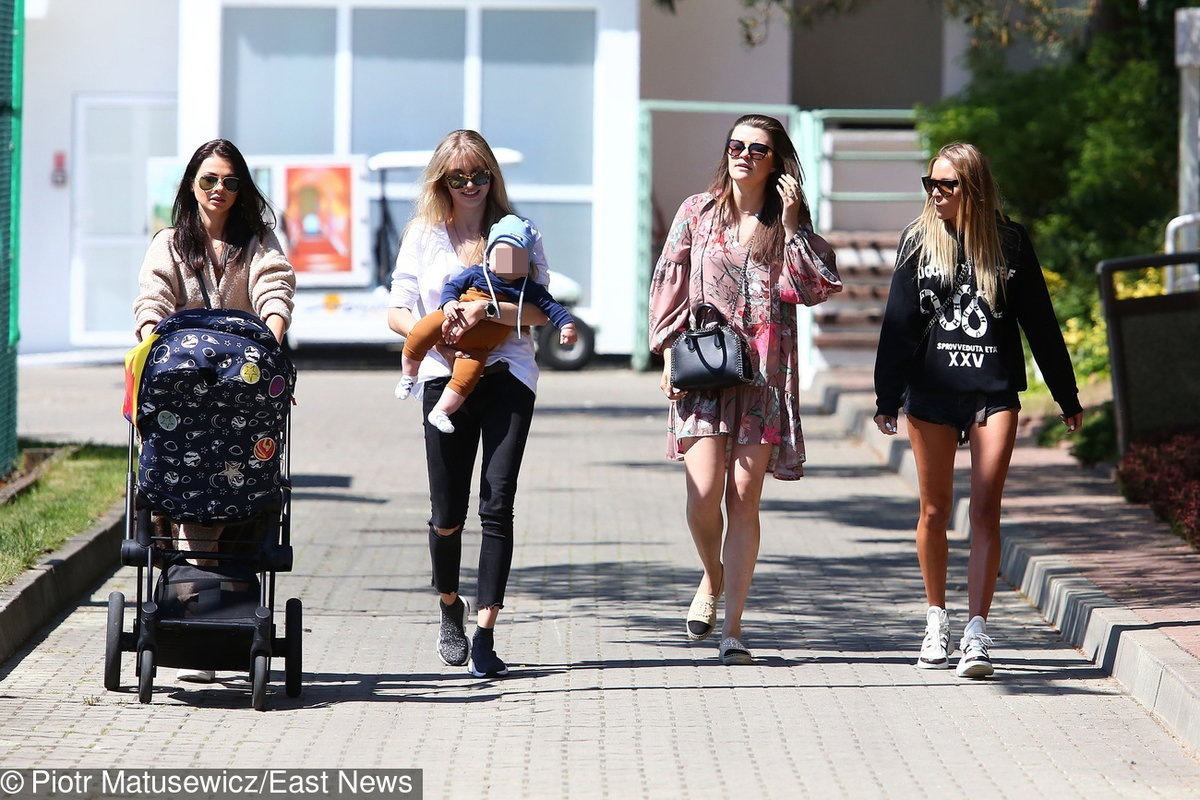 Maja Bereszyńska, partnerka Marcina Kamińskiego, Alaksendra Adamczyk, partnerka Dawida Kownackiego, partnerka Karola Linetty