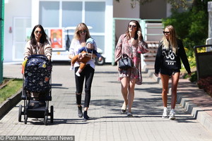 Maja Bereszyńska, partnerka Marcina Kamińskiego, Alaksendra Adamczyk, partnerka Dawida Kownackiego, partnerka Karola Linetty