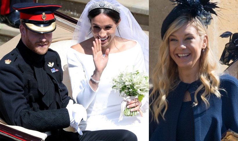 Chelsy Davy na ślubie Meghan Markle i księcia Harry'ego
