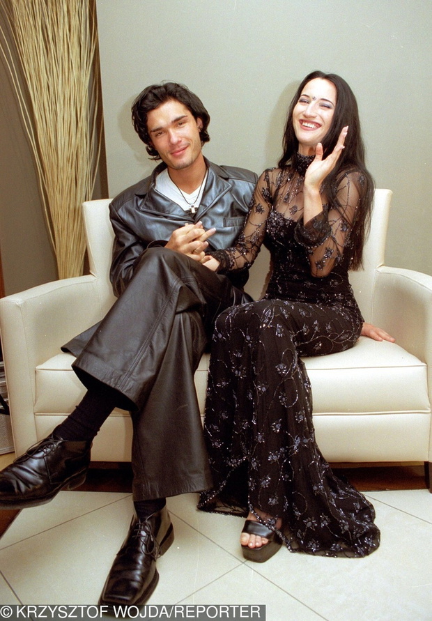 Justyna Steczkowska i Maciej Myszkowski w 2000 roku
