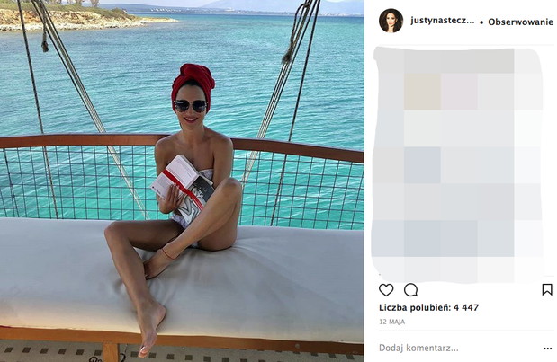 Justyna Steczkowska na wakacjach