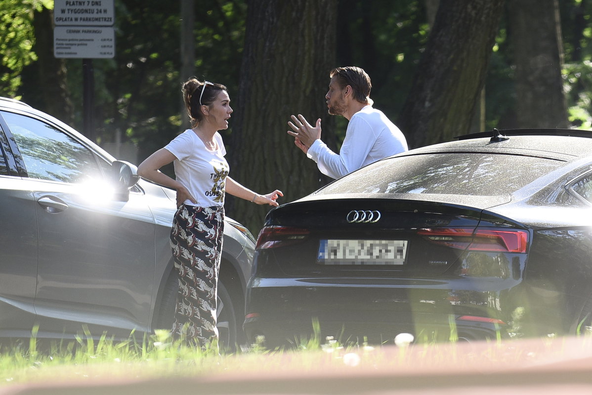 Olga Bołądź i Sebastian Fabijański awantura