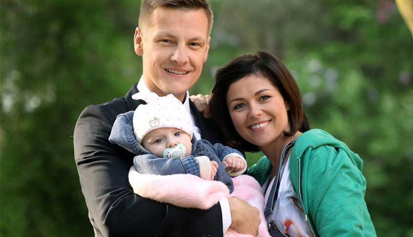 Kinga, Piotrek i Mikołaj "M jak miłość"
