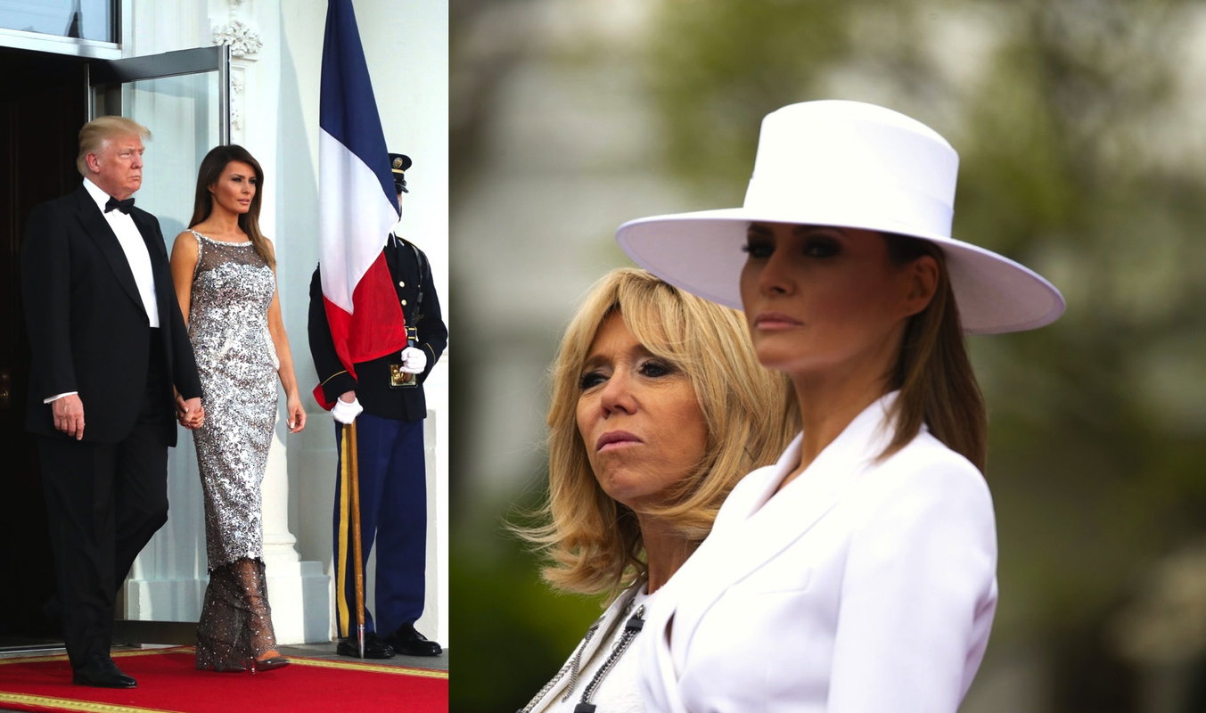 Melania Trump i Brigitte Macron