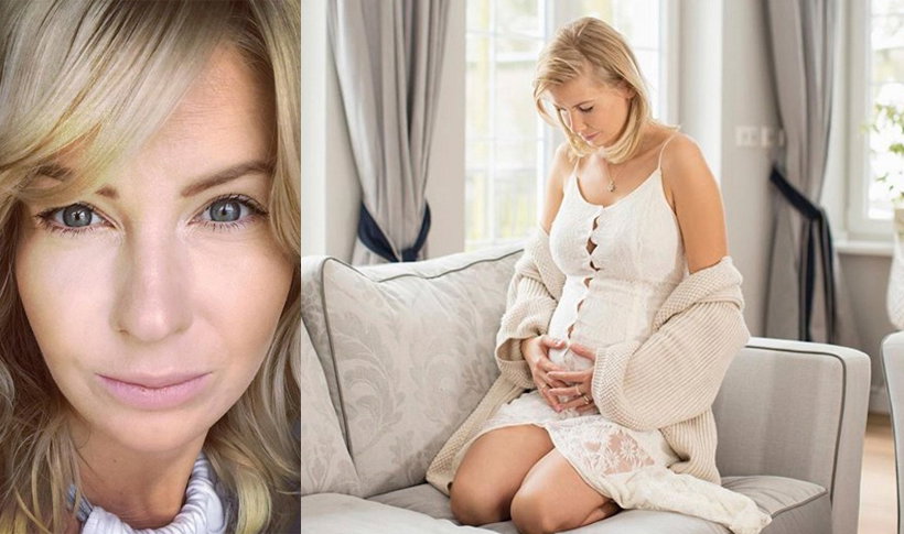 Edyta Pazura wózek wyprawka