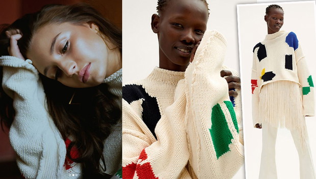 Julia Wieniawa w swetrze z H&M
