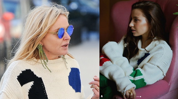 Julia Wieniawa i Monika Olejnik w tym samym swetrze z H&M