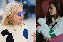 Julia Wieniawa i Monika Olejnik w tym samym swetrze z H&M