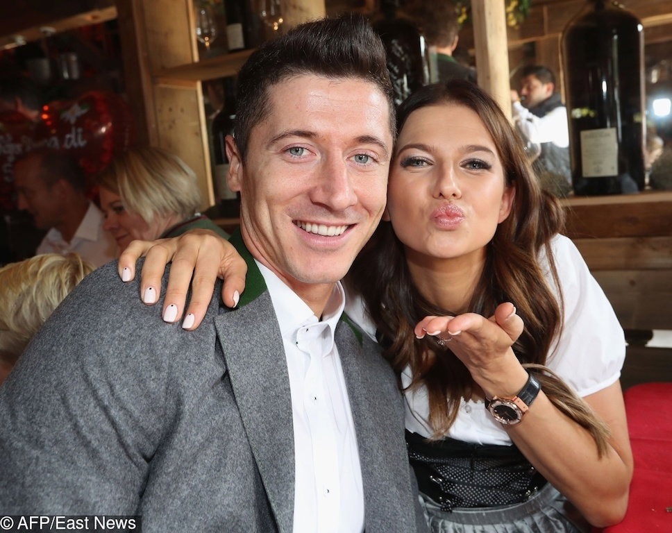 Anna Lewandowska i Robert Lewandowski na Oktoberfest 2017
