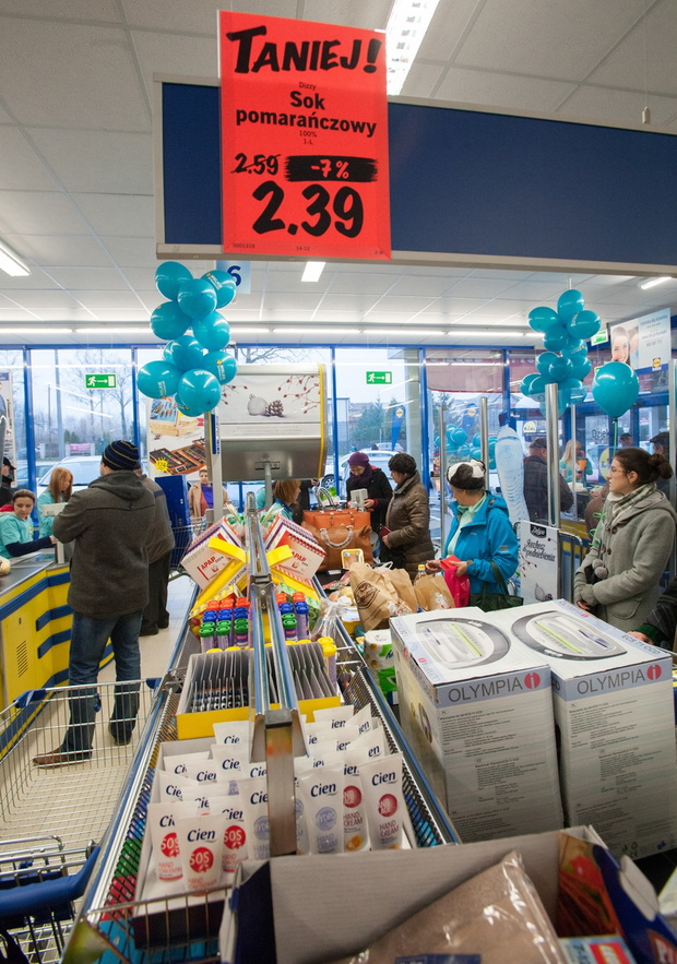 Otwarcie najwi?kszego sklepu Lidl w ?odzi