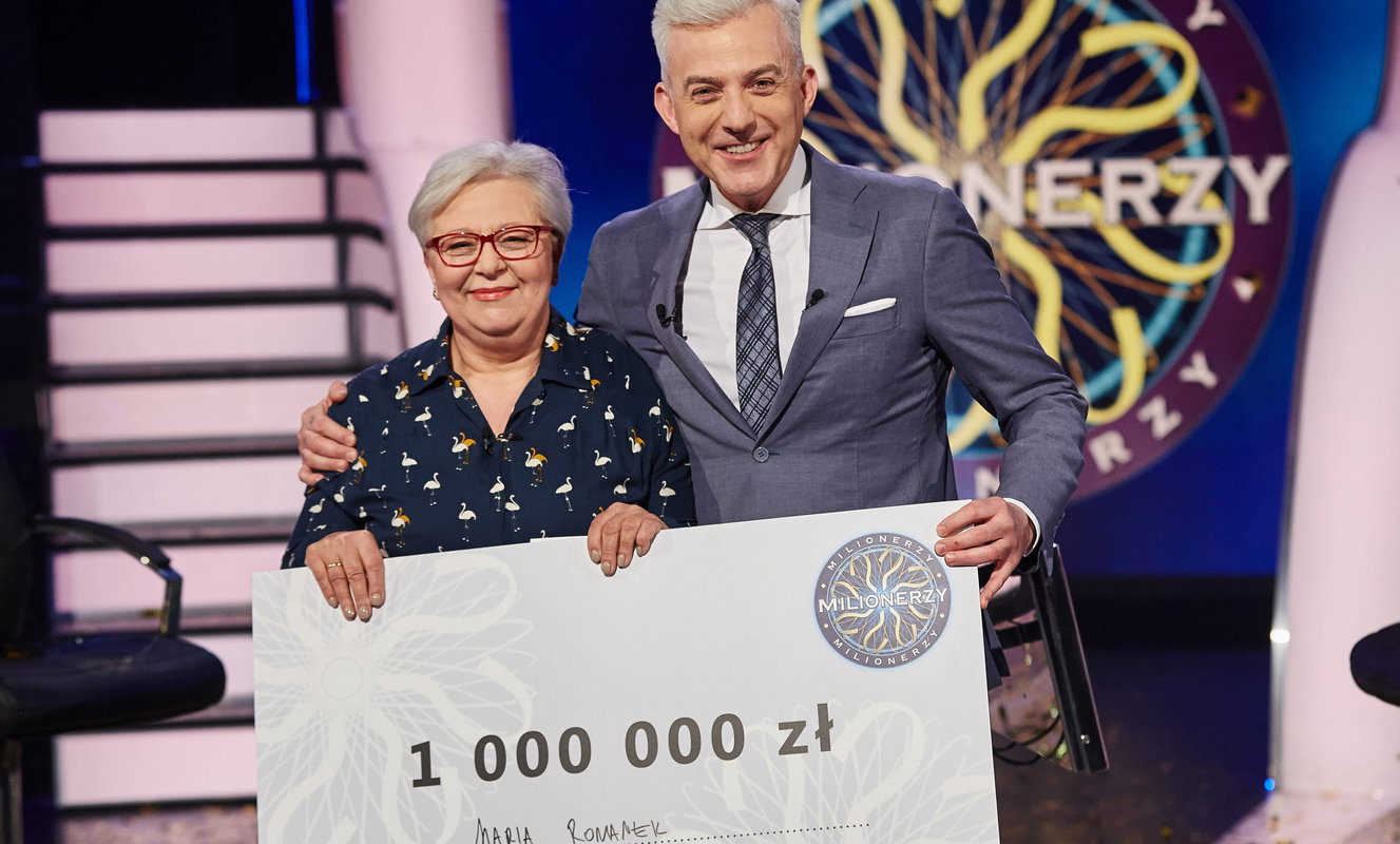 Pani Maria wygrała milion w "Milionerach"