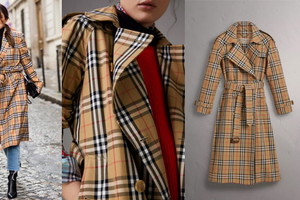 Anna Lewandowska w płaszczu Burberry