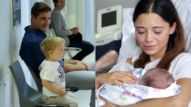 M jak miłość odc. 1329 narodziny córki Marcina