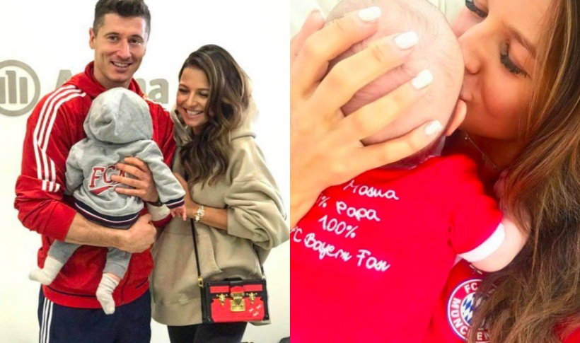Robert Lewandowski, Anna Lewandowska, Klara Lewandowska