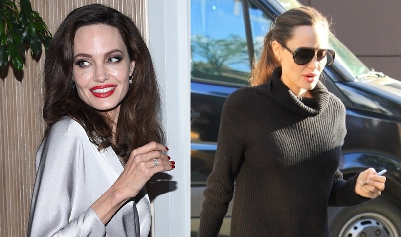 Angelina Jolie ukrywa szczupła sylwetkę?