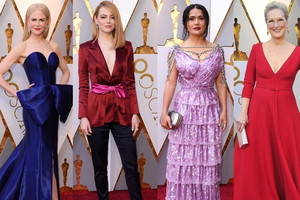 Zjawiskowe kreacje gwiazd z rozdania Oscarów 2018! Która najpiękniejsza?