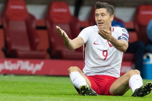 Robert Lewandowski mecz Polska-Kazachstan