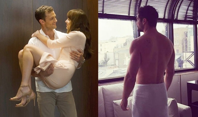 Christian Grey jest hot! Ale to  ochroniarz Any robi furorę wśród fanek "Nowego oblicza Greya"!