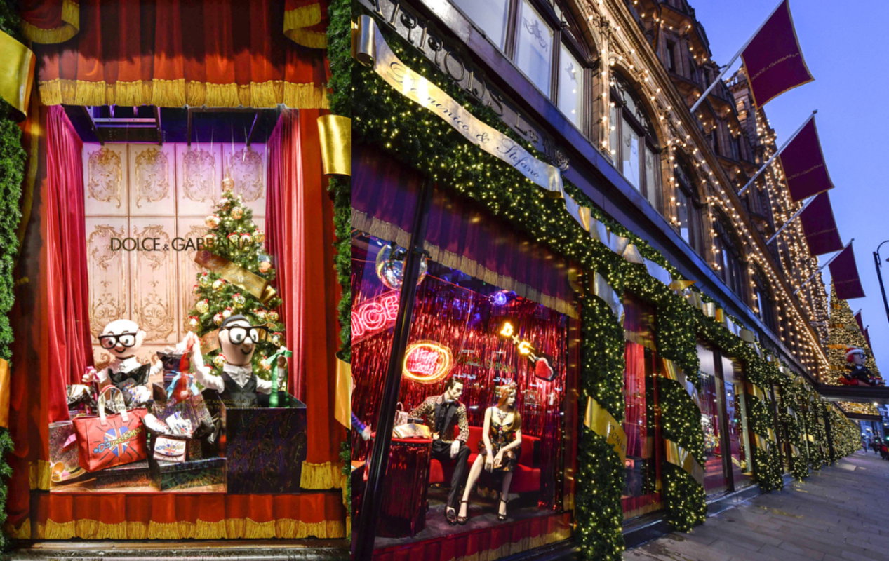 Świąteczna wystawa Harrods x Dolce&Gabbana