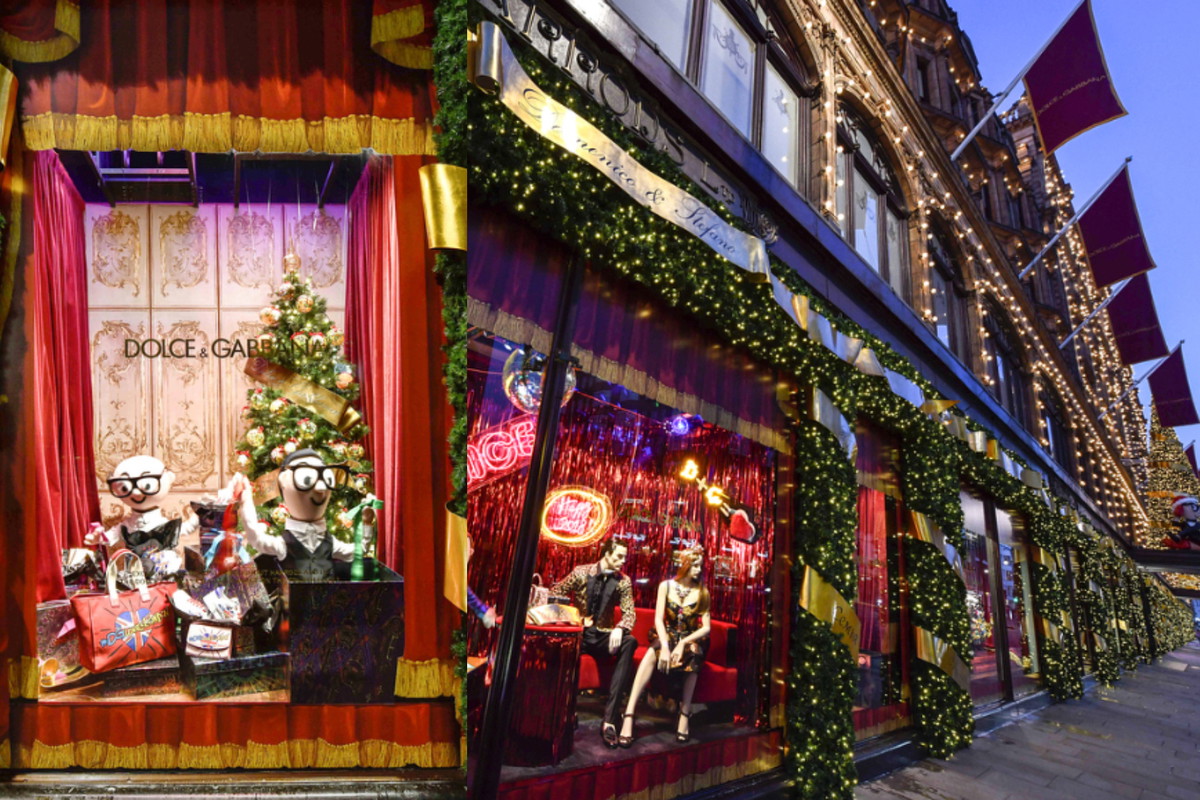 Świąteczna wystawa Harrods x Dolce&Gabbana