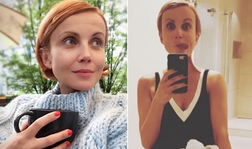 Katarzyna Zielińska w zaawansowanej ciąży