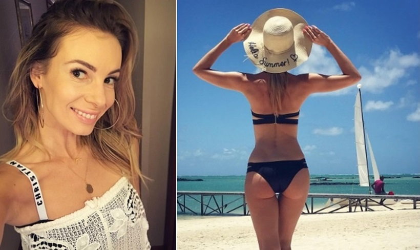 Izabela Janachowska na wakacjach