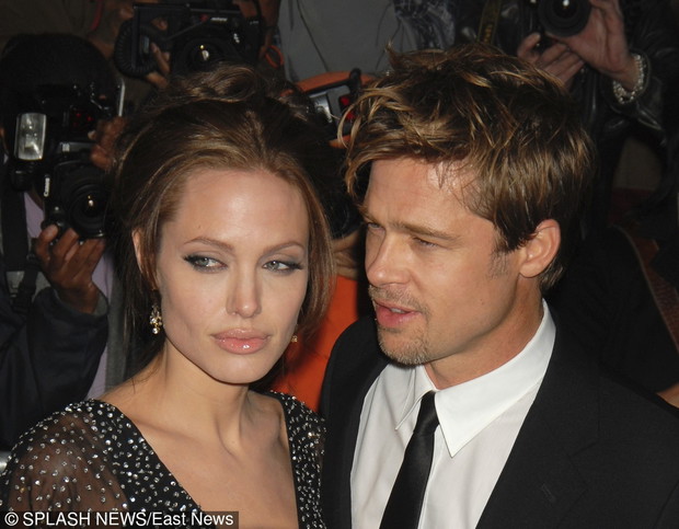 Angelina Jolie z Bradem Pittem