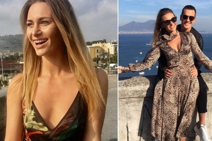 Jessica Ziółek i Arkadiusz Milik w Neapolu