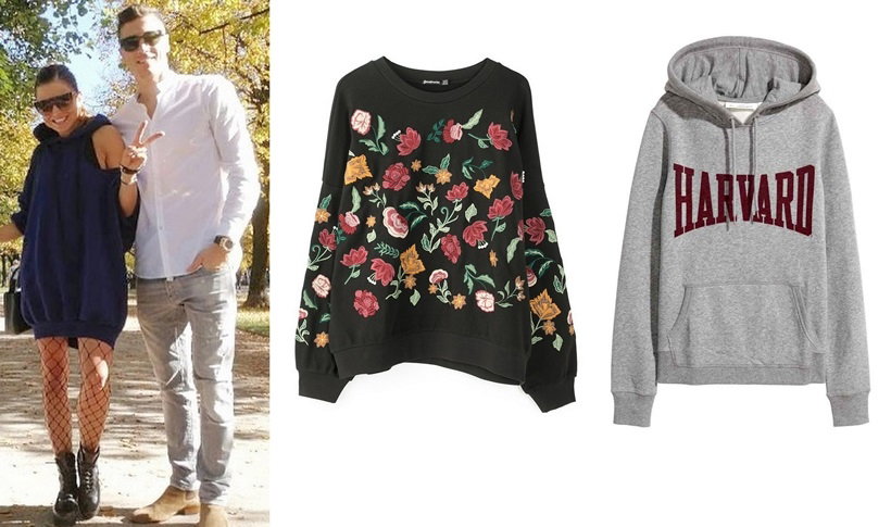 Bluzy dresowe w stylu gwiazd